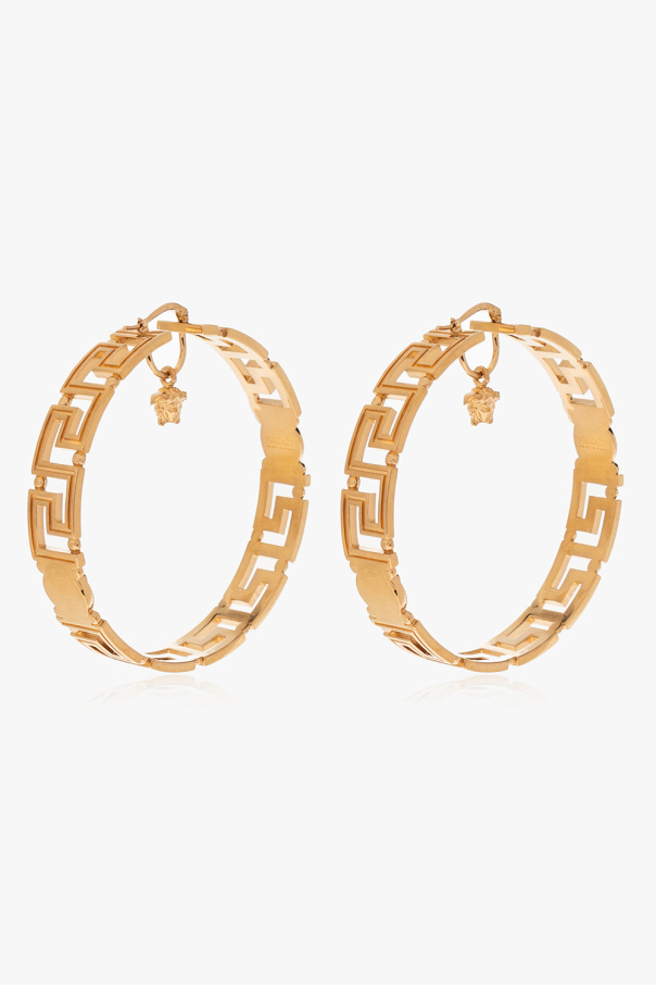 Versace Hoop earrings with Greca motif Women's Jewelery Vitkac